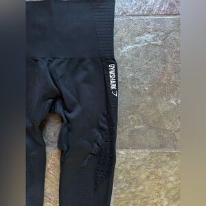Gymshark Black Leggings with Stretchy Performance Fabric